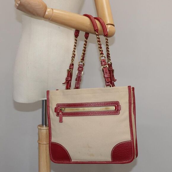 Prada Beige Canvas Tote Bag (Pre-Owned) - Picture 15 of 16